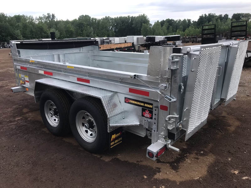 Cargo, Utility Trailers  2025 Miska 7 Ton Galvanized Dump Trailer Photo